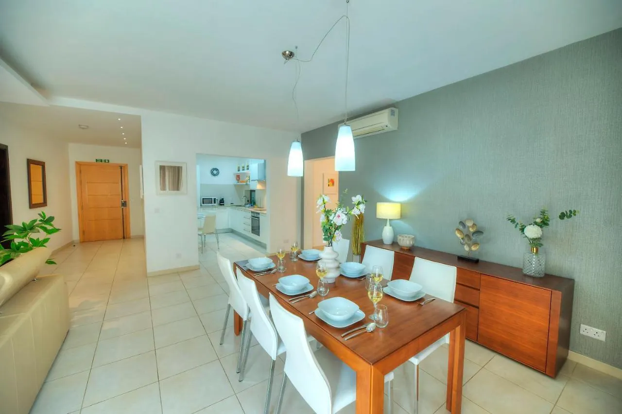 Spacious & Inviting 3 Bedroom Flat, Balcony Wpac1-1 Saint Julian's Malta
